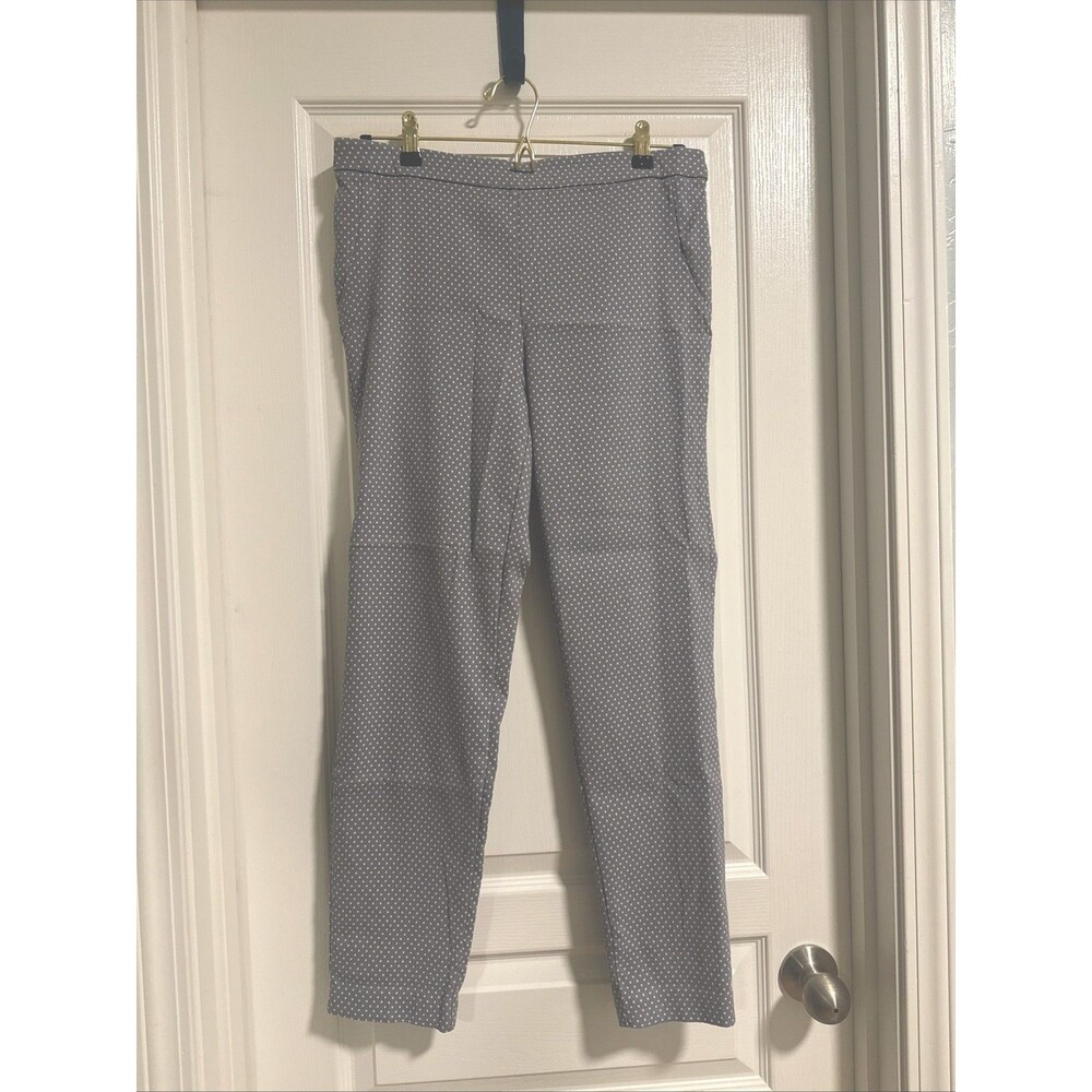 Women's Gray Mid Rise Slim Leg Dress Pants 10